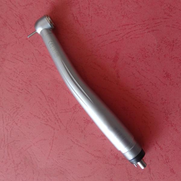 Single Spray 4 Holes Dental Turbine Handpiece 18W With Ceramic Bearings