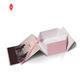 Oval Foil Stamping Cardboard Magnetic Folding Gift Box With Ribbon
