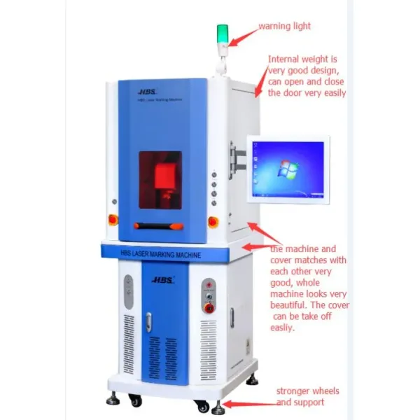 Hbs Full Enclosed Fiber Laser Marking Machine