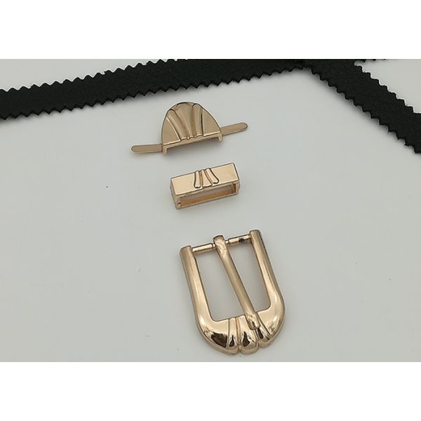 Silver Bronze Gold Shoe Buckles Environmental Protective For Men Women