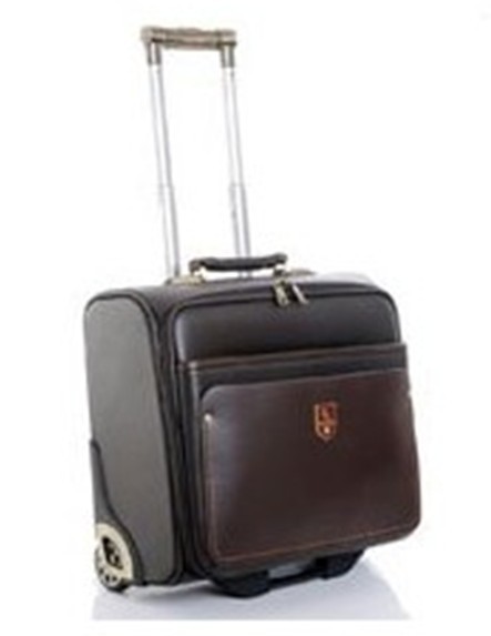 Black Nylon Rolling Bag