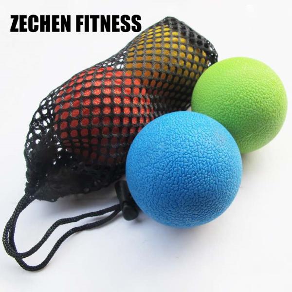 Relax Lacrosse Massage Ball Kit Full Body Tool 6.5 Cm Purple Pink
