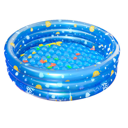 Baby PVC Inflatable Swimming Pool Sea Life 3-ring Pool