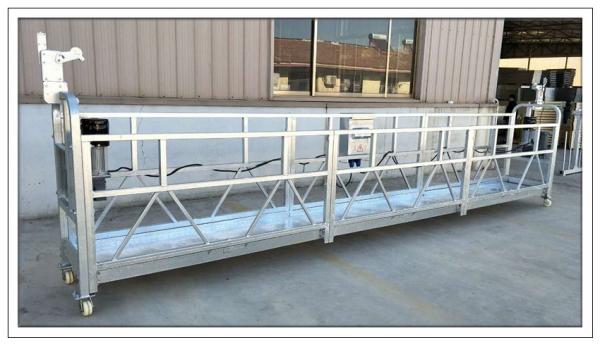 Aluminium ZLP630 6m counter weight suspended platform, building construction equipment