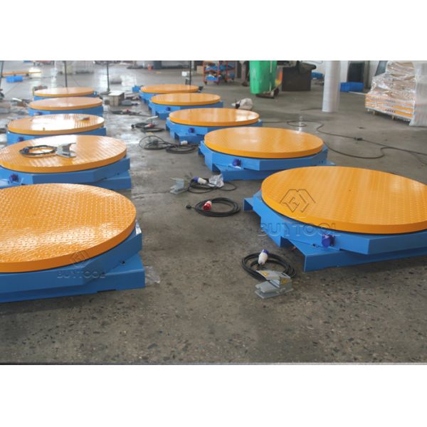 Низкопрофильный 1000kg оборудования оболочки паллета Turntable паллета привел упаковку в действие