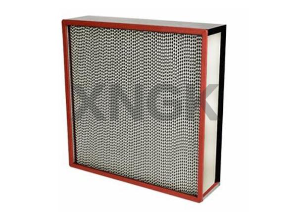 Flange Type Oven Air Filters High Temperature High Dust Holding Ability