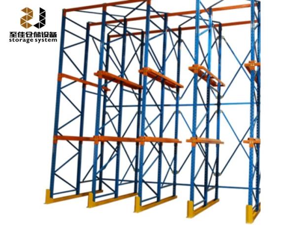 Safe Drive In Pallet Racking / Heavy Duty Warehouse Rack Shelving