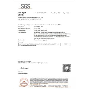 ANHUI CRYSTRO CRYSTAL MATERIALS Co., Ltd. Certifications