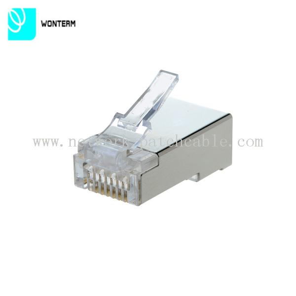 Cat6 Shielded Rj45 Plug Crystal Head 8p8c Rj45 Connector Jack
