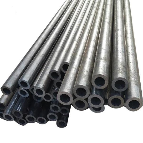 Pintura negra sin aceite ASTM A106 Gr B API 5L 4130 Tubos cromólicos para bicicletas de acero de doble botón