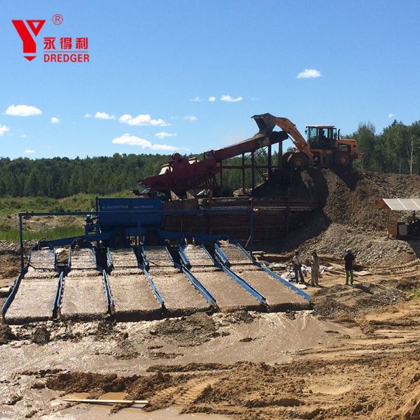 Customized Alluvial Gold Washing Plant 250 Tons Per Hour Deal Capacity