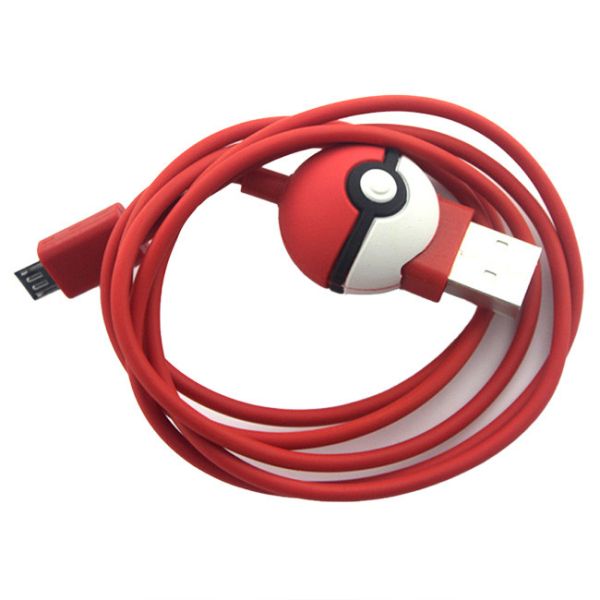 Elf Ball USB 2.0 Charging Cable PVC 1M Mobile Phone Charging Cable