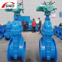 Valve de porte électrique en fer ductile pour l'approvisionnement en eau et le drainage