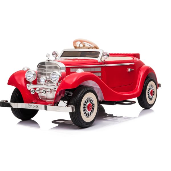G.W. N.W 23/18.5KG Unisex 12v Vintage brinquedo elétrico passeio de carro com controle remoto