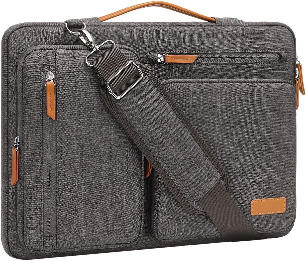 360 Protective Laptop Shoulder Bag15-15.6 Inch Computer Sleeve for MacBook Pro 16 with Pockets Handle LBX0118-2 Wholesale OEM/ODM/Private Label