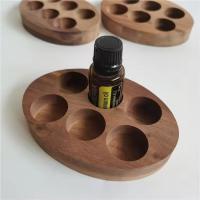 Étagère d'huile essentielle en bois sur mesure