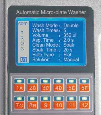8 Touch Screen Analyzer Elisa Microplate Washer 405nm 450nm 492nm 630nm