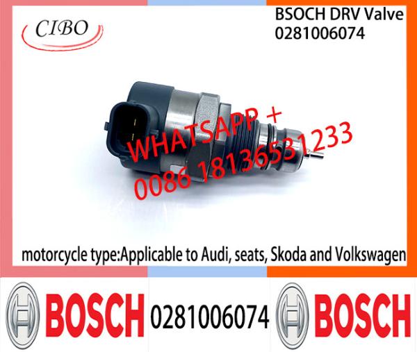 Válvula de controle 0281006075 0281006074 0281006075 da válvula 0281006074 de BOSCH DRV aplicáveis a Volkswagen Audi