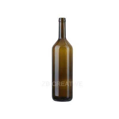 1000ml Classic Bordeaux Empty Wine Glass Bottle Cork Top For Sharing Wine 680g 1835K