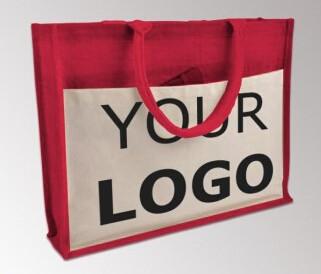 Burlap Tote Bags Bulk Laminated Interior Jute Tote Bag Full Gusset With Inner Zipper Pocket, DIY Art Crafts
