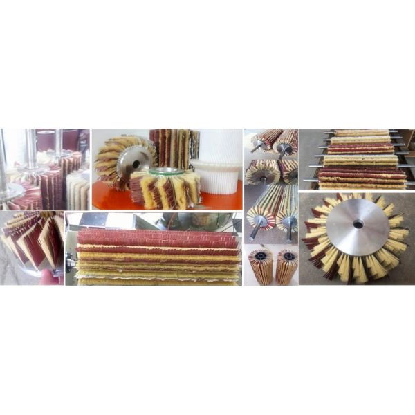 Tampico Fiber Nylon Roller Brush 200 MM OD Sanding Paper Drums Brush