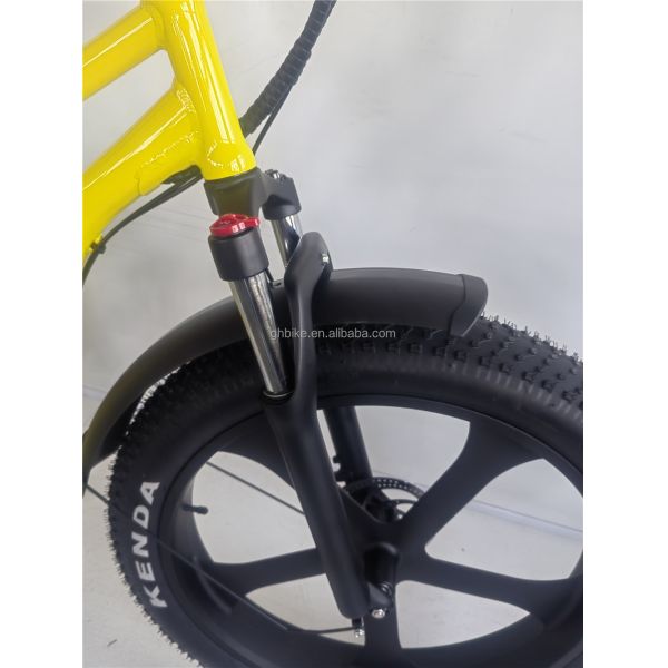 26 Inch Fat 4.0 Tire 48V 750W 45KM/H 21AH Electric Beach Cruiser Bike with LCD Display