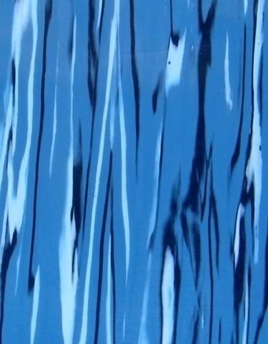 Folha 0.2-5mm da celuloide da listra azul densamente para picaretas/acordeões musicais da guitarra