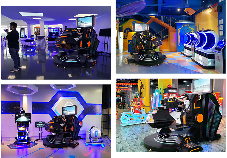 Игровой автомат занятности имитатора русских горок 360 проекции крытый VR Immersive