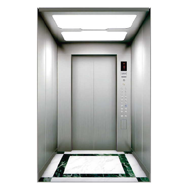 MRL Machine Roomless Gearless Traction Passenger Elevator Complete Lift for Residential Building