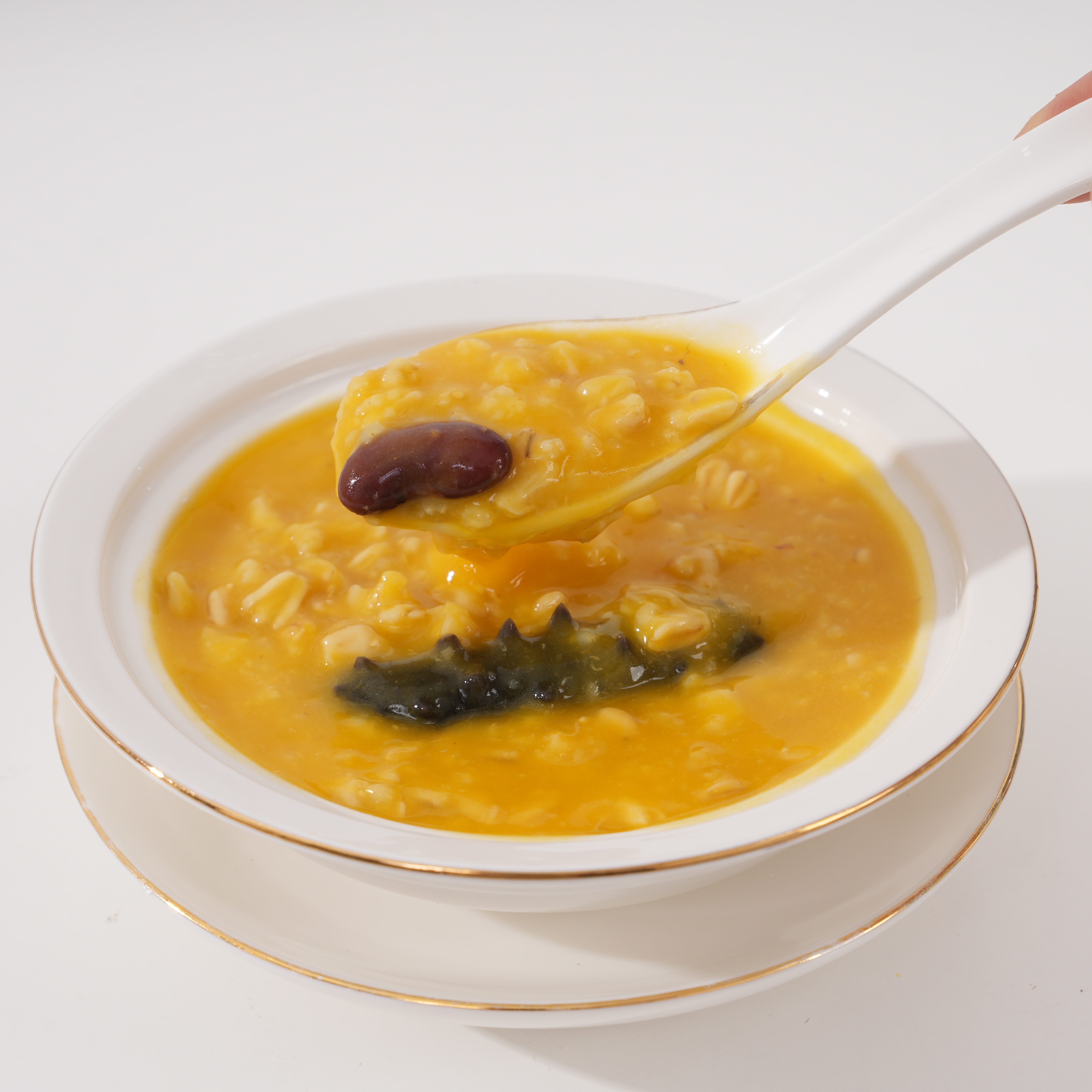 Gut-Friendly Fresh Seafood Millet Congee Reduces Mid-Meal Cravings Perfect for Steady Weight Control