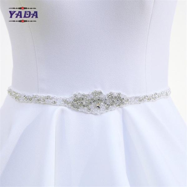 Elegante vestido vintage feito à mão de estilo coreano vestido sem alças vestidos de noiva mais recentes vestidos de noiva