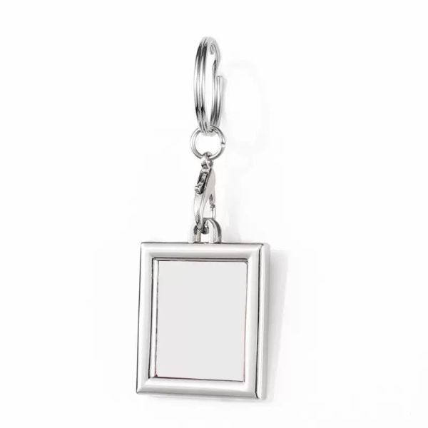 DIY Keyring Personalized Sublimation Photo Frame Keyring Printable Keychains