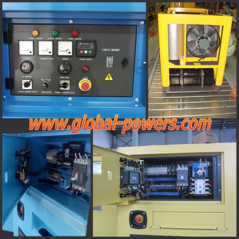 Cummins Engine Diesel Generator Set 40Kw 50Kva With Electric Starting , 3.9L Displacement