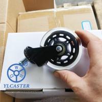 a cadeira transparente do escritório do plutônio 3inch roda rodízios bonitos claros da mobília