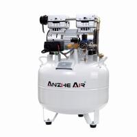 Compresor de bomba de aire médico de 40L 850W Compresor de aire sin aceite dental Uso para 2 sillas dentales