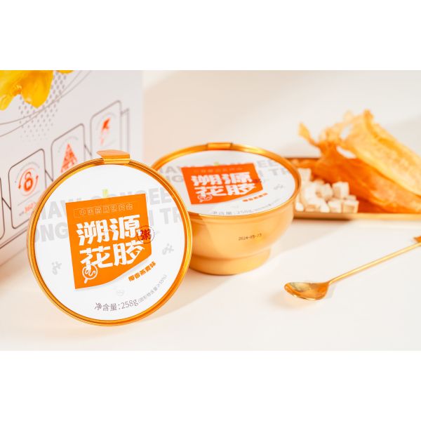 Отслеживаемая рыбная каша кокосовая овсяная каша вкус для питания богатый коллагеном