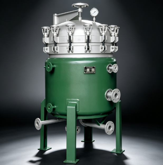 Horizontal Pressure Leaf Filter 3m² Filtration Area Compact Precision Clarification Equipment