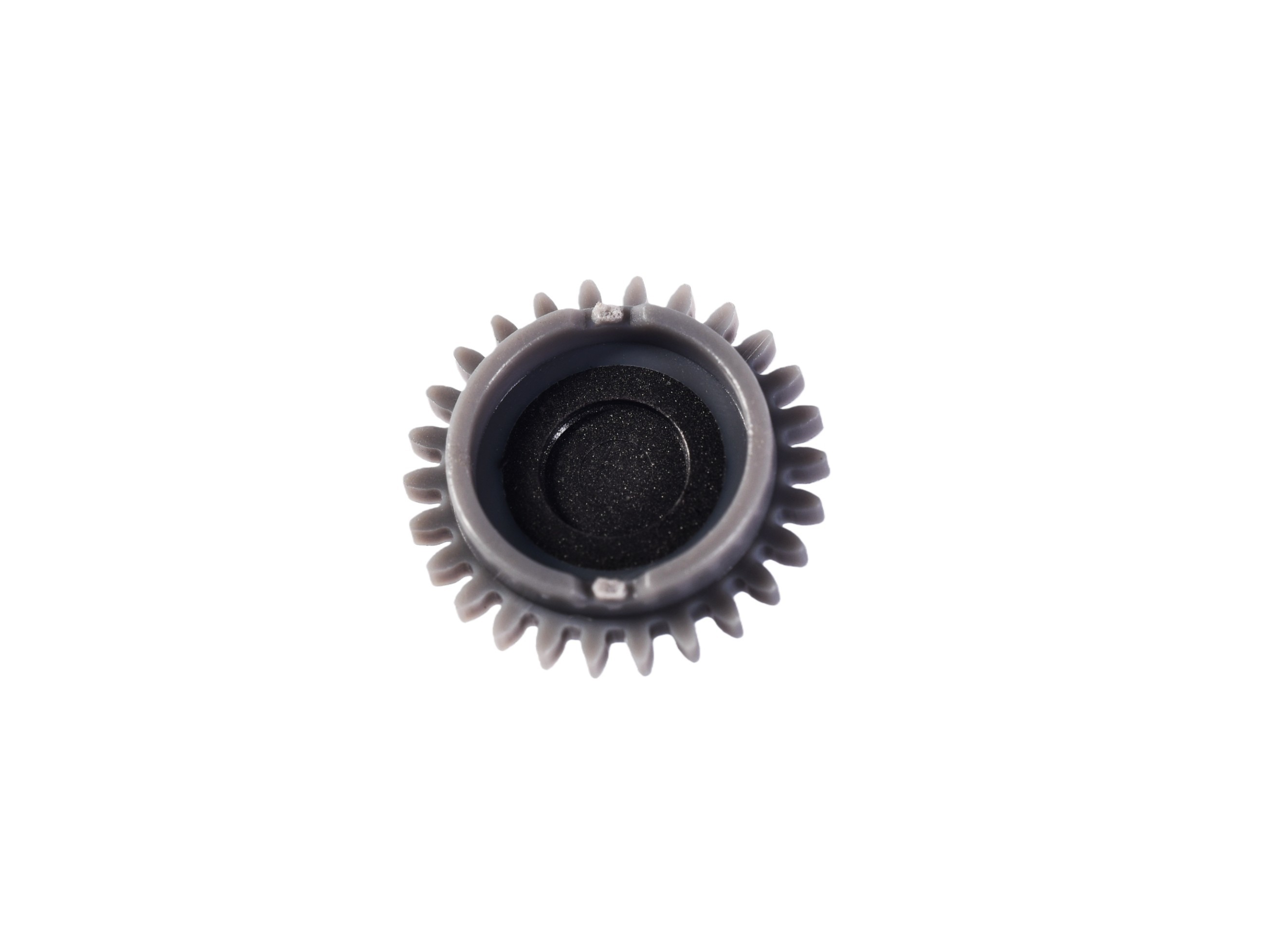 Magnet with gear overmolded