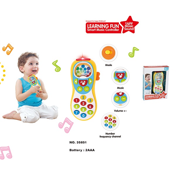 Music Rattle Mobile Tumbler Newborn Baby Toys W / Light Sound Age 18M +