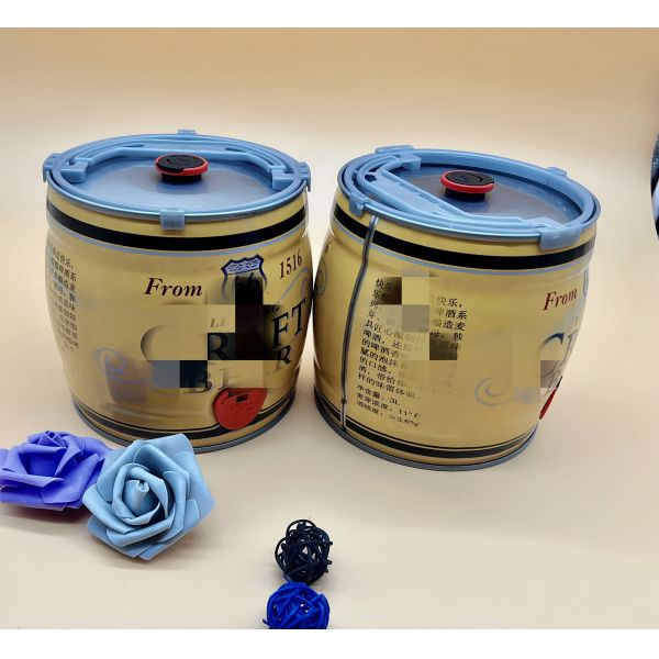 Банка пива 5L металла круга домашнего brew с толщиной клапана и ленты 0.23mm