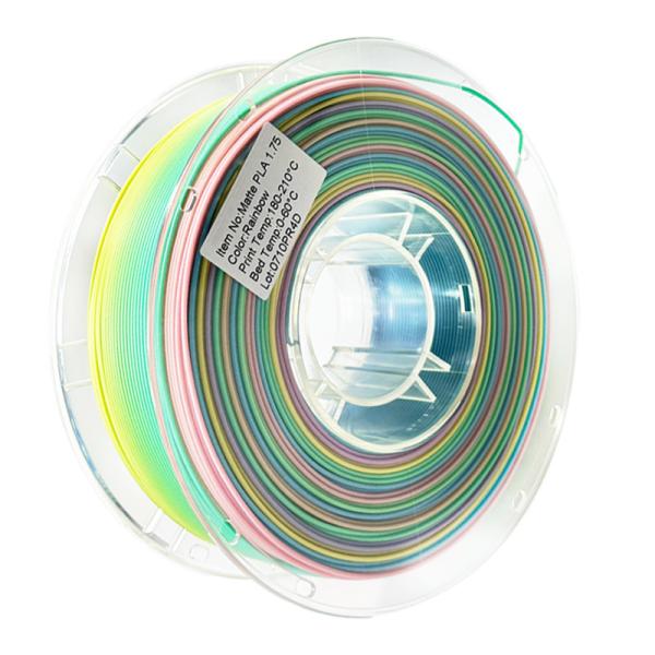 PINRUI 3Dプリンター フィラメント レインボー ドリーミー カラー 1.75mm 1kg 多色対応 FDMプリンター