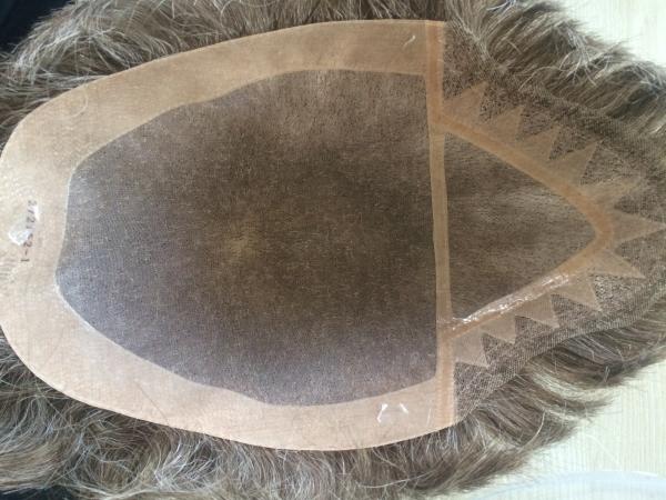 Toupet pour hommes, court, 7*5, 8*6, 9*6, pièces de cheveux
