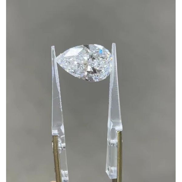 Diamants synthétiques certifiés coupe brillante 1-3CT cvd Laboratoire Diamants blancs incolores