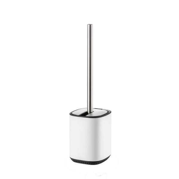 Stainless Steel Flip Lid Toilet Brush And Holder For Household Toilet Cleaning Essentials
