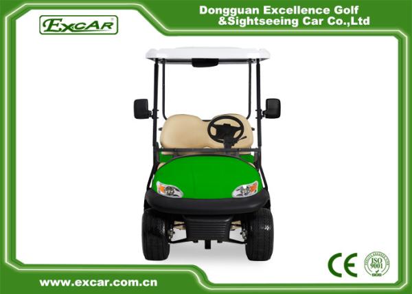 Mini luz elétrica do carro 48V do golfe - carro bonde do passageiro do verde 4/bateria Trojan
