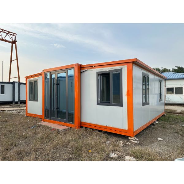40ft Movable Expandable Villa Type Container Home with Bathroom And Kitchen Thermal Insulation Prefabricated Tiny Villa