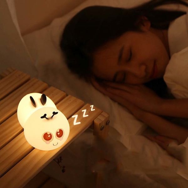 Пчелиный силикон светодиодный ночной фонарь детский детский спальный лампа с таймером для малышей малыши девочки мальчики дети Рождественский подарок для детей