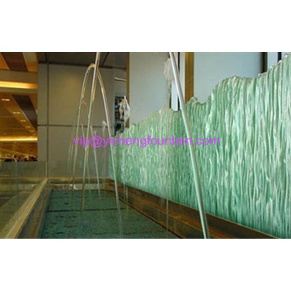 Mini Laminar Jet Fountain Rainbow Spray RGB Color Changing Lighting Spray Fountains