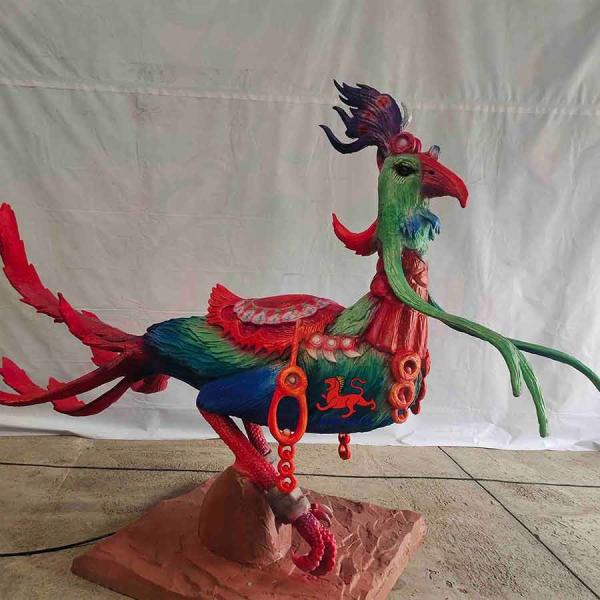 Criaturas chinesas míticos Miemengniao dos animais Animatronic realísticos da voz