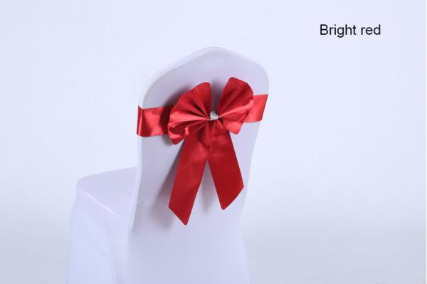 Wedding Banquet Chair Bands With Buckle Sashes Bows